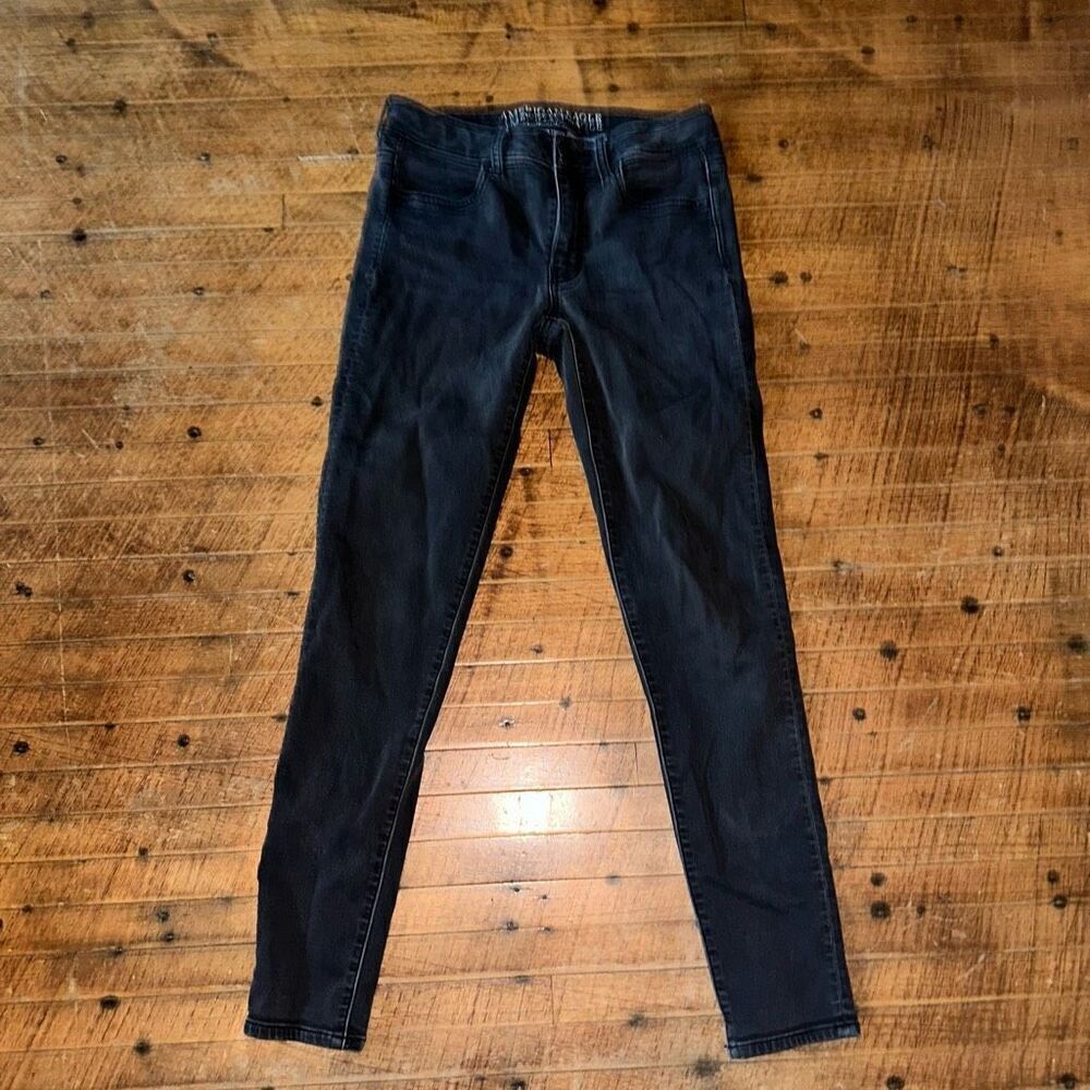 AEO black normcore super stretchy jeggings size 6